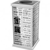 鋼化玻璃電梯口垃圾桶