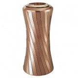 小蠻腰玫瑰金垃圾桶