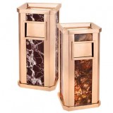 玫瑰金座地煙灰桶