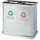 不銹鋼地鐵分類垃圾桶