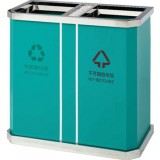 不銹鋼機(jī)場分類垃圾桶