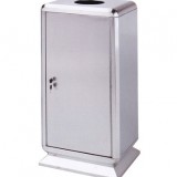 戶(hù)外不銹鋼方形垃圾桶