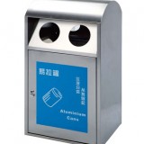 不銹鋼戶外單桶垃圾桶