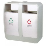 不銹鋼分類環(huán)保垃圾桶
