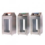 不銹鋼方形防爆垃圾桶