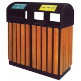 分類(lèi)鋼木垃圾箱