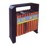 園林環(huán)衛(wèi)鋼木垃圾箱