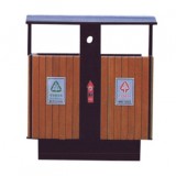 戶外環保鋼木垃圾箱