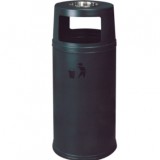 港式烤綠漆鐵皮垃圾桶