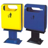 戶外社區鋼制垃圾桶