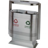 不銹鋼環衛分類垃圾桶