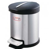 賓館不銹鋼腳踏垃圾桶