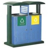 對(duì)開門戶外分類垃圾桶