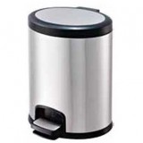 腳踏式12L不銹鋼垃圾桶