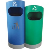 游樂園分類鋼制垃圾箱