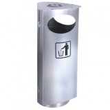 室內三角形不銹鋼垃圾桶