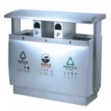 戶(hù)外不銹鋼分類(lèi)環(huán)保垃圾桶