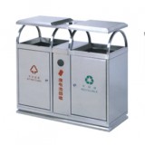 不銹鋼分類環(huán)保垃圾桶