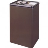 長形圓角鐵板垃圾桶