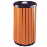 住宅小區鋼木垃圾桶