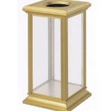 時尚透視鈦金垃圾桶