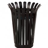 戶外花籃鋼制垃圾桶