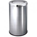 高檔室內港式翻蓋不銹鋼果皮箱