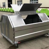 不銹鋼勾臂垃圾箱垃圾桶的優點