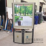 紅樹灣不銹鋼分類廣告果皮箱垃圾桶生產(chǎn)廠家