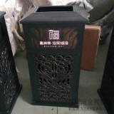 方形不銹鋼垃圾桶入駐海南三亞物業(yè)