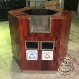 景區(qū)園林鋼木垃圾桶的制作工藝介紹