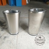 蘇州酒店橢圓形室內不銹鋼垃圾桶定制