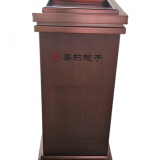 高檔小區(qū)物業(yè)室內(nèi)方形不銹鋼垃圾箱