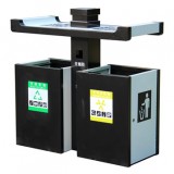 戶(hù)外小區(qū)兩分類(lèi)鋼制垃圾箱