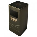 購物廣場方形不銹鋼垃圾桶