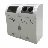 室內組合式分類鋼制垃圾桶