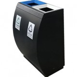 室內(nèi)直投口噴塑分類(lèi)不銹鋼垃圾桶