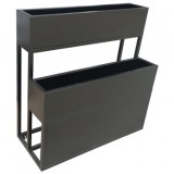 園藝黑色噴塑不銹鋼花架