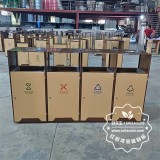 戶外公園景區(qū)組合式不銹鋼分類垃圾桶