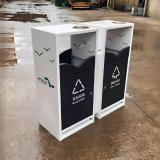 創意鏤空不銹鋼圾桶打造城市空間的藝術與實用擔當