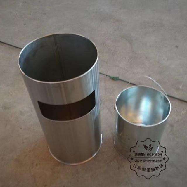 菊花格座地煙灰桶圖片003