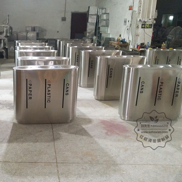 不銹鋼垃圾桶圖片003