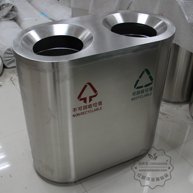 不銹鋼貴陽機場垃圾桶圖片001
