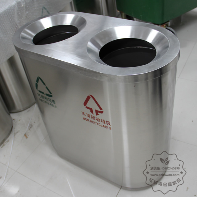 不銹鋼貴陽機場垃圾桶圖片002