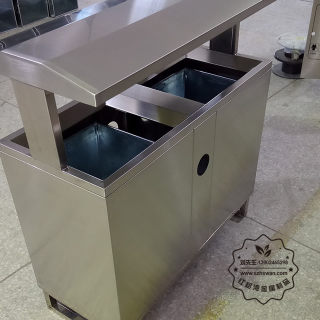 戶外分類方形垃圾桶圖片003