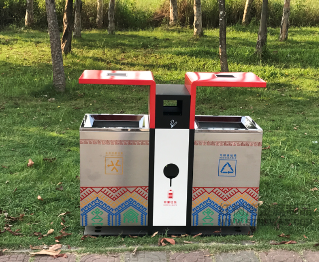 公園環衛不銹鋼垃圾桶廠