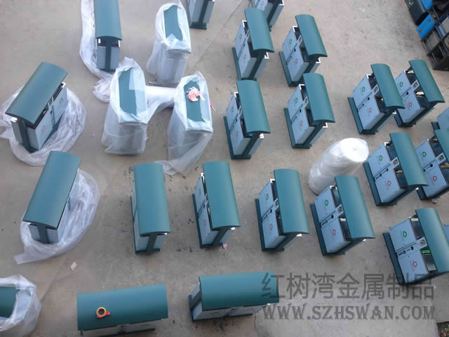 放在公園景區的鋼制垃圾桶能用多少年？