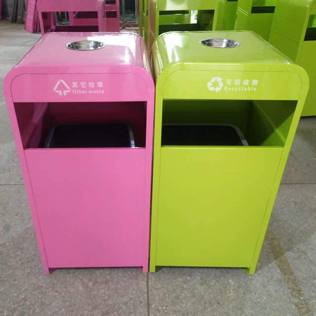 市政不銹鋼垃圾桶圖片012