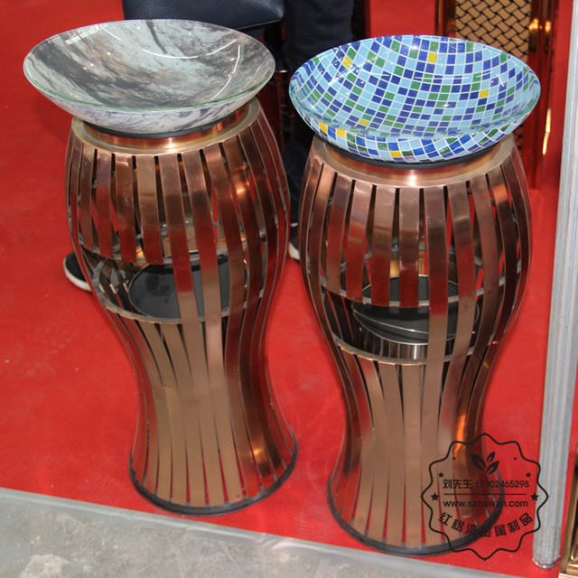 酒店不銹鋼垃圾桶003