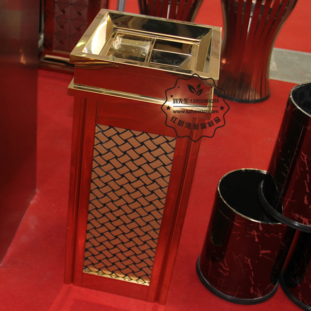 酒店不銹鋼垃圾桶001